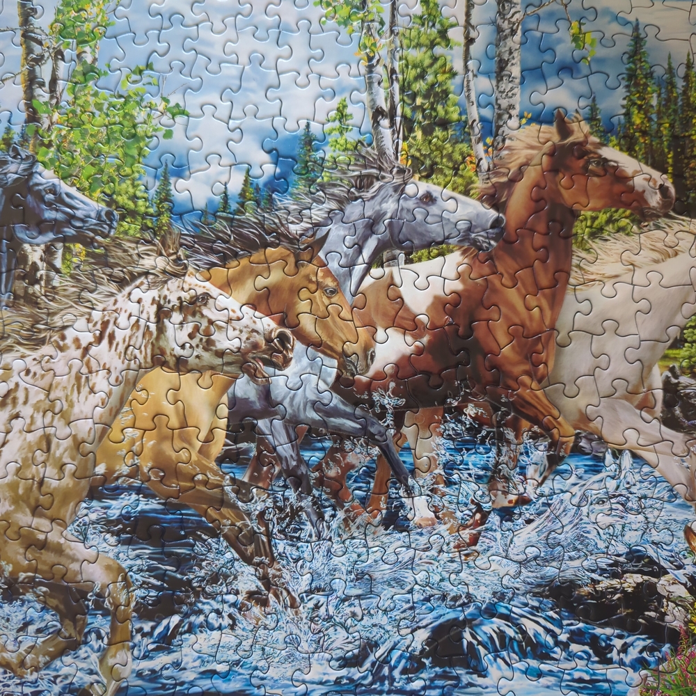 Glow In The Dark Puzzle 500 Complete